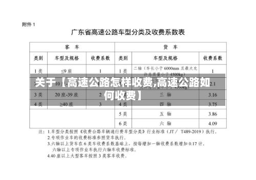 关于【高速公路怎样收费,高速公路如何收费】