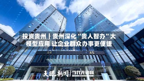 投资贵州｜贵州深化“贵人智办	”大模型应用 让企业群众办事更便捷-第3张图片