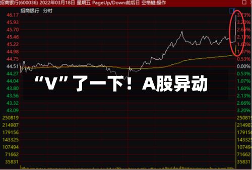 “V”了一下！A股异动-第2张图片