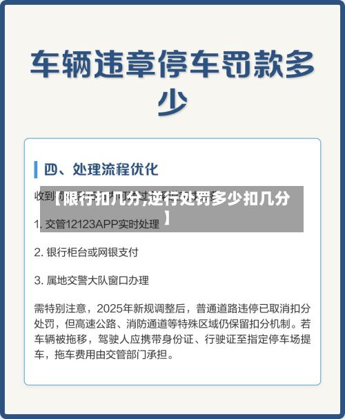【限行扣几分,逆行处罚多少扣几分】-第2张图片