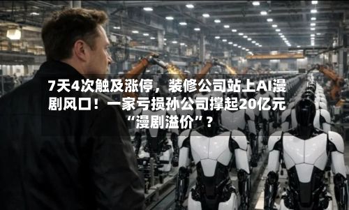 7天4次触及涨停，装修公司站上AI漫剧风口！一家亏损孙公司撑起20亿元“漫剧溢价”？-第2张图片