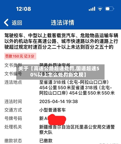 关于【高速公路超速处罚,国道超速50%以上怎么处罚新交规】