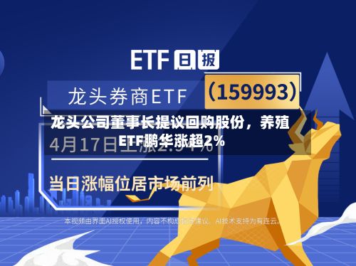龙头公司董事长提议回购股份，养殖ETF鹏华涨超2%-第3张图片