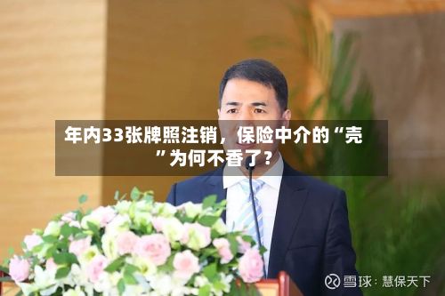 年内33张牌照注销，保险中介的“壳”为何不香了？-第2张图片