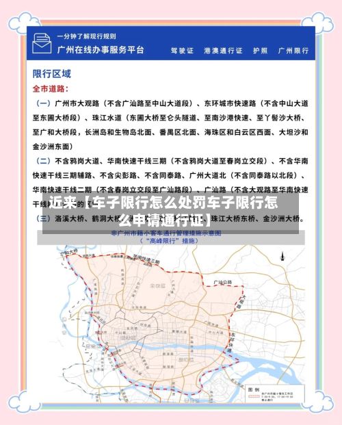 近来【车子限行怎么处罚车子限行怎么申请通行证】