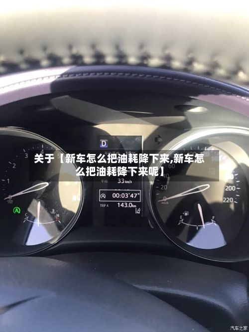 关于【新车怎么把油耗降下来,新车怎么把油耗降下来呢】-第2张图片
