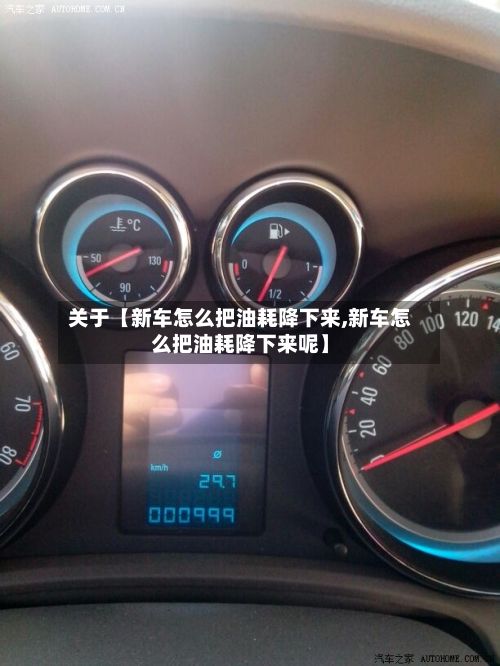 关于【新车怎么把油耗降下来,新车怎么把油耗降下来呢】-第1张图片
