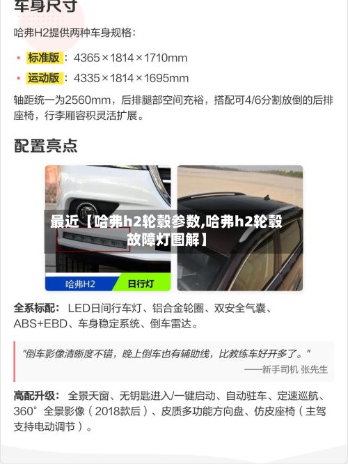最近【哈弗h2轮毂参数,哈弗h2轮毂故障灯图解】
