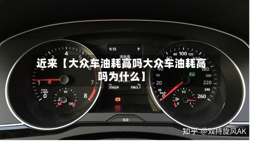 近来【大众车油耗高吗大众车油耗高吗为什么】-第2张图片