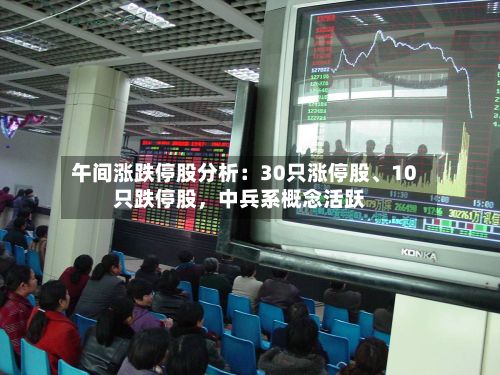 午间涨跌停股分析：30只涨停股	、10只跌停股	，中兵系概念活跃-第3张图片