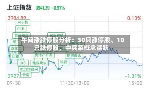 午间涨跌停股分析：30只涨停股	、10只跌停股，中兵系概念活跃-第2张图片