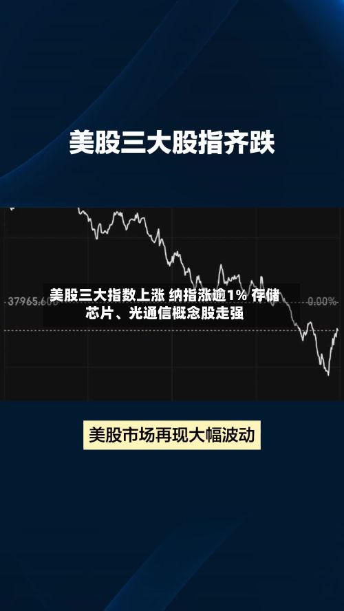 美股三大指数上涨 纳指涨逾1% 存储芯片、光通信概念股走强