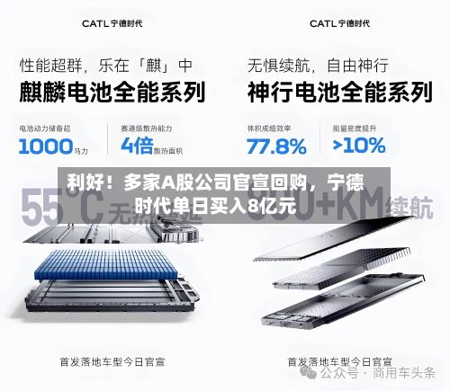 利好！多家A股公司官宣回购	，宁德时代单日买入8亿元-第3张图片