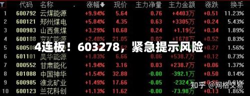 4连板！603278，紧急提示风险-第2张图片