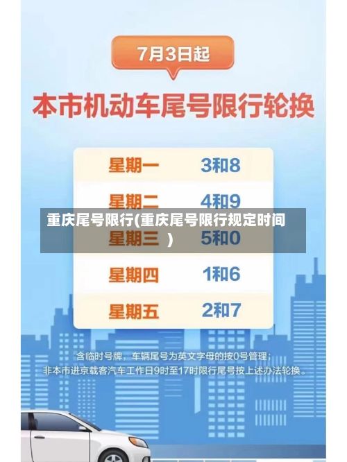 重庆尾号限行(重庆尾号限行规定时间)-第3张图片