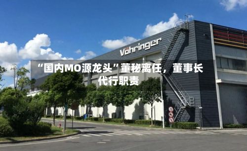 “国内MO源龙头”董秘离任，董事长代行职责-第3张图片