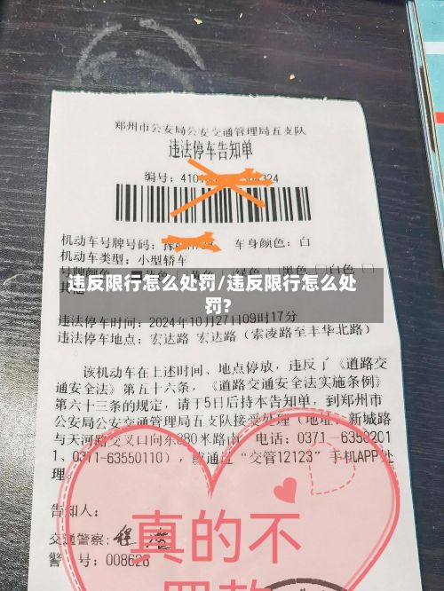 违反限行怎么处罚/违反限行怎么处罚?