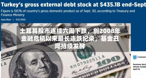 土耳其股市连续六周下跌，创2008年金融危机以来最长连跌纪录，基金丑闻持续发酵