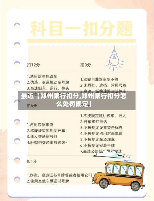 最近【郑州限行扣分,郑州限行扣分怎么处罚规定】-第2张图片
